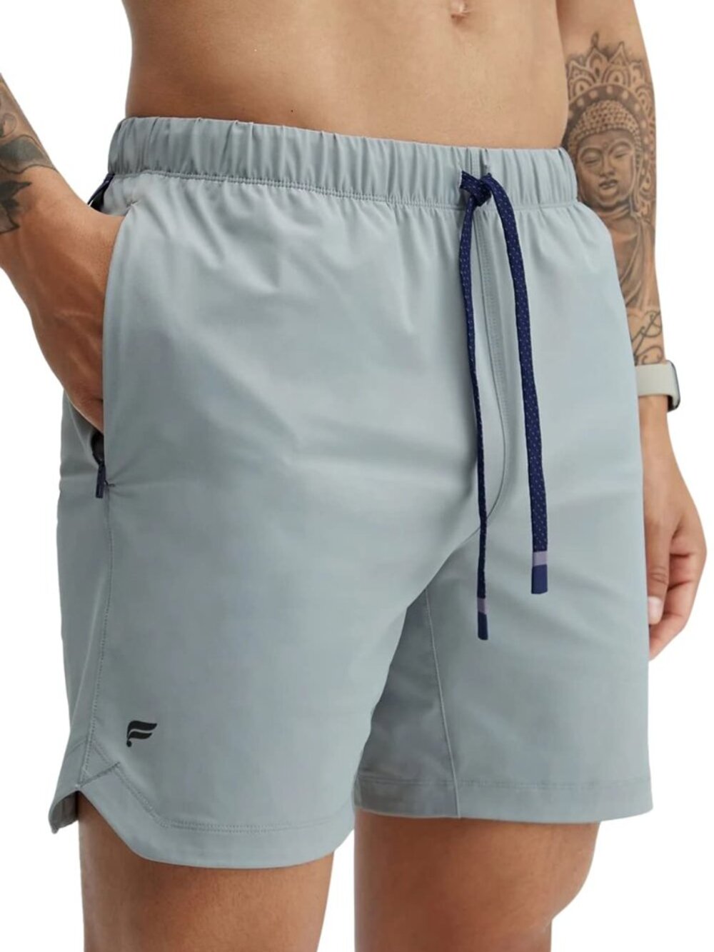Fabletics Men's Slate Gray The One Unlined Training Swimming Board Short Sz XXL